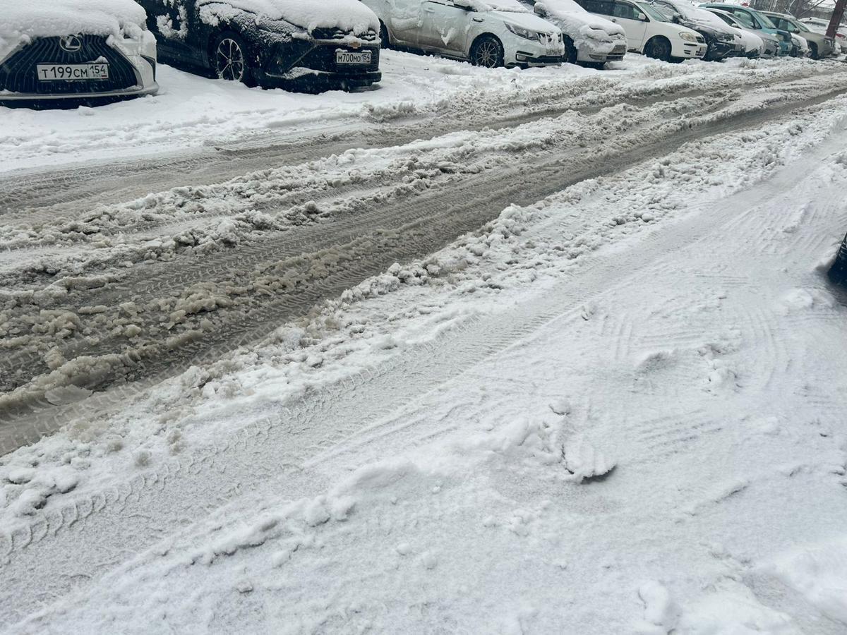 Фото «Не пройти, не проехать»: Новосибирск погрузился в слякоть. Фоторепортаж 13
